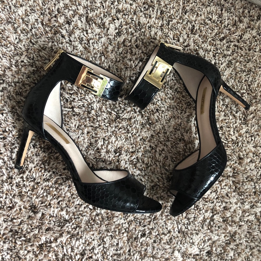 Black Ankle Strap Sandal